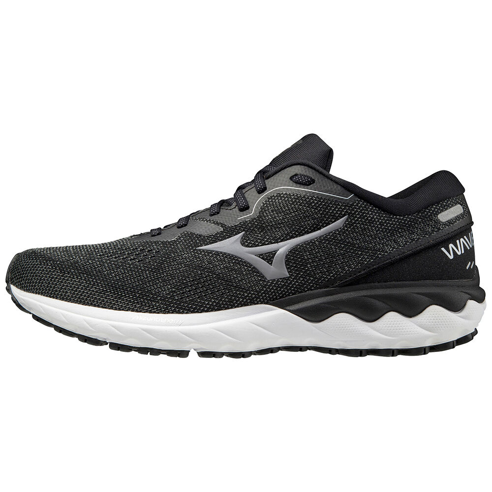 Zapatillas Running Mizuno Wave Skyrise 2 Hombre Negras/Gris/Blancas Comprar XKBH-58907